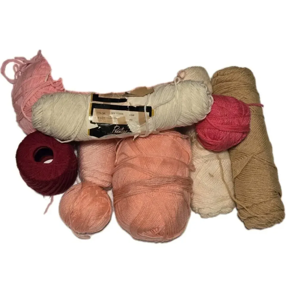 Mixed Bulk Lot of Yarn, Red Heart, Caron, Lion and More